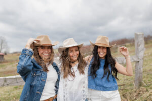 Cream and camel custom cowboy hats